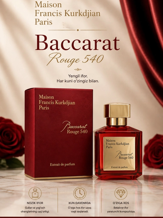 Parfumlangan suv Maison Francis Kurkdjian Baccarat Rouge 540 Extrait de parfum - 