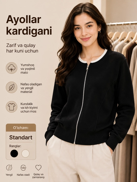 Ayollar kardigani