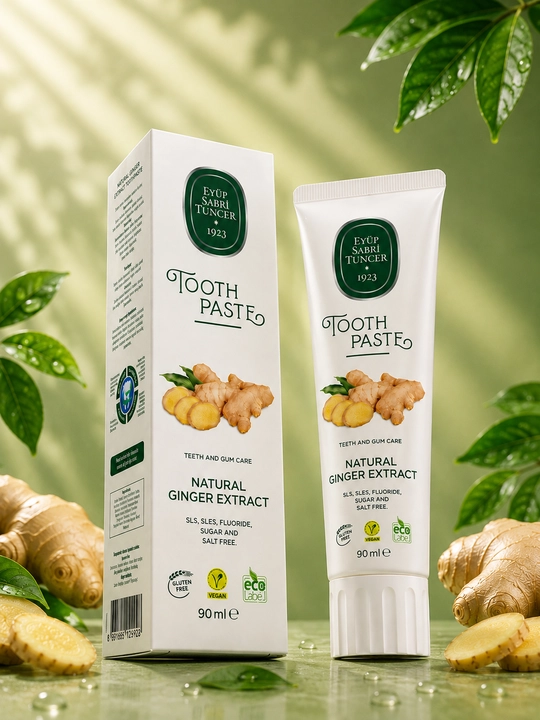 Tish pastasi tabiiy zanjabil ekstrakti qo‘shilgan EYÜP SABRİ TUNCER, 90 ml