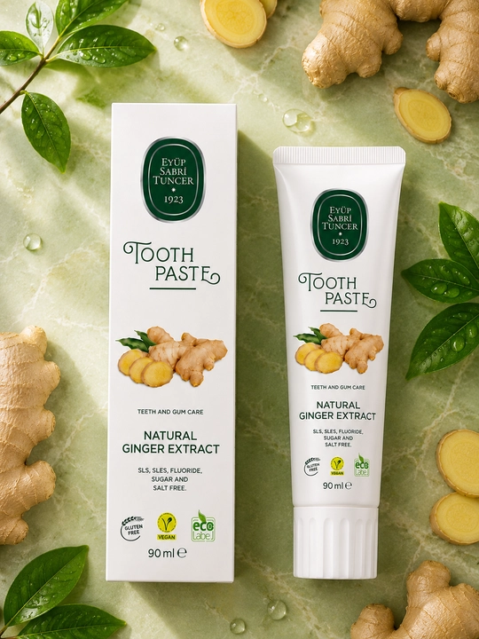 Tish pastasi tabiiy zanjabil ekstrakti qo‘shilgan EYÜP SABRİ TUNCER, 90 ml