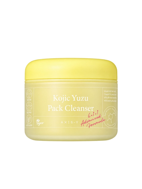 Очищающее средство пенка с юдзу и койевой кислотой AXIS-Y Kojic Yuzu Pack Cleanser