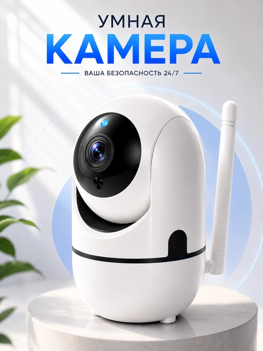 Камера видеонаблюдения, Умная Wi-Fi камера, камера 360 Full HD - 