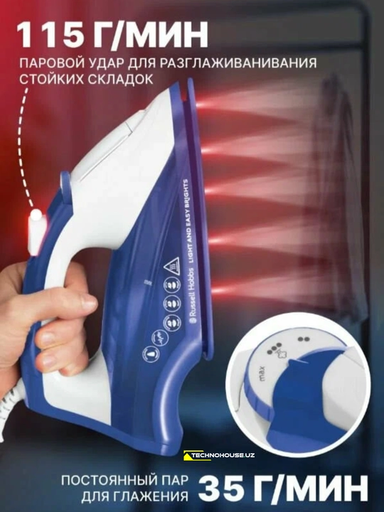 Keramik tagcharmli Russell Hoobs Light & Easy Brights Sapphire 26483-56 kiyim dazmol