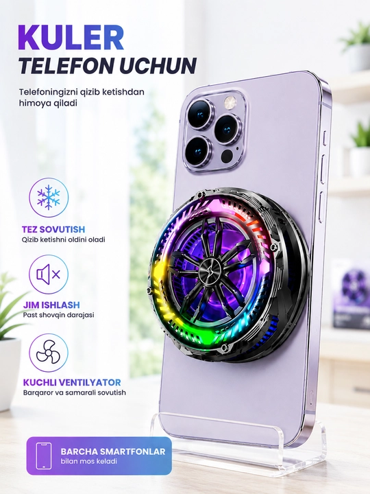 Telefon uchun kuller,Telefonlar va smartfonlar uchun sovutgich - 