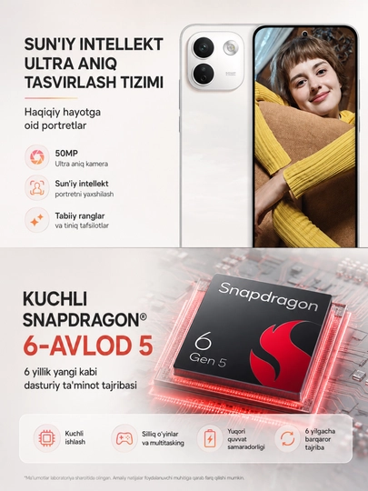 Redmi Note 17 Pro Max, 9210 mA/soat, 100 Vt, yumaloq burchakli klassik dizayn