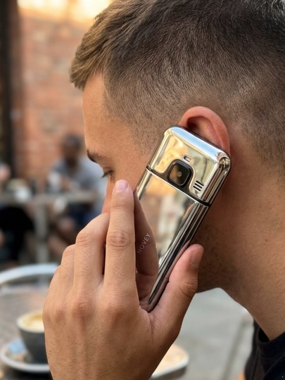 NOVEY 670 Classic Silver Edition - tugmachali mobil telefon
