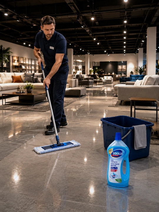 Sidolux Expert pol yuvish vositasi, plitka va vinil qoplamalar uchun, iz qoldirmaydi