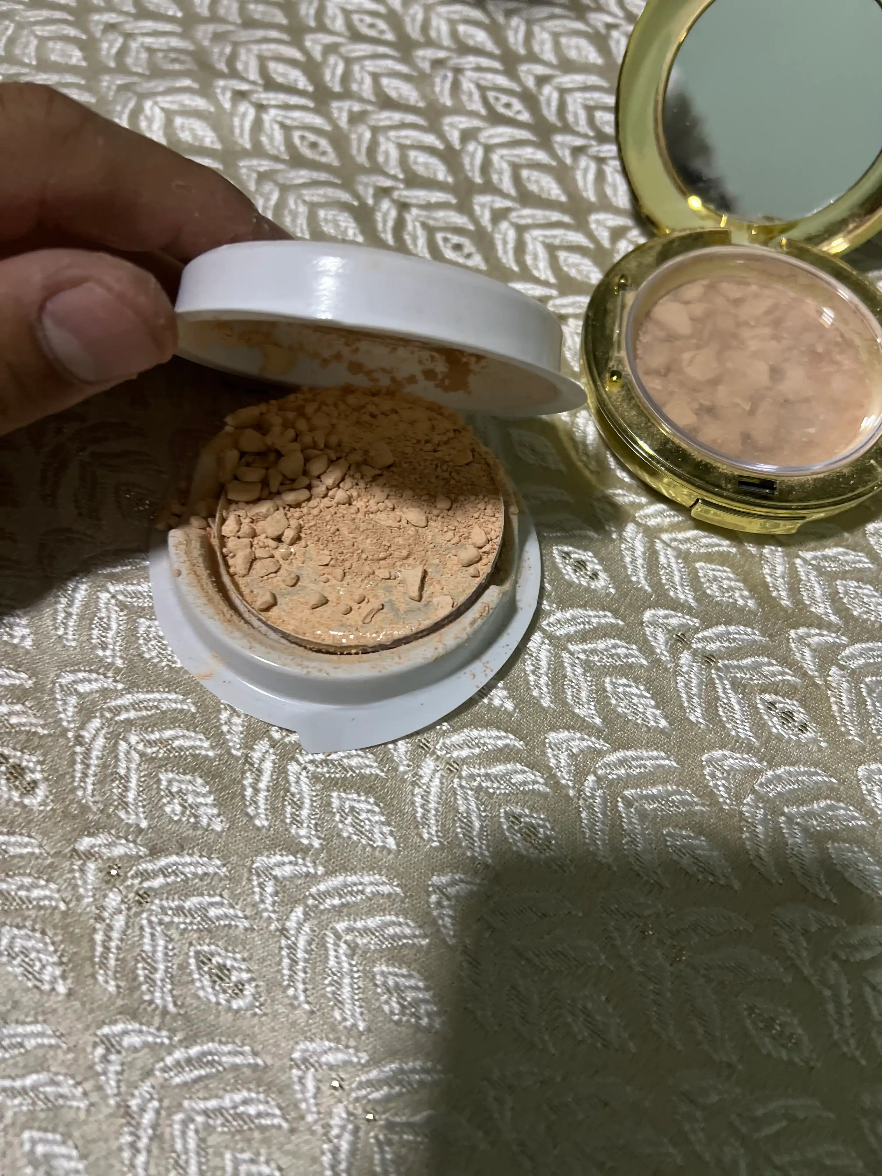 Пудра для лица с запаской Ruby Pomegranate 2 Way Cake SPF45, №13 гранат рубиновый, 2 слоя