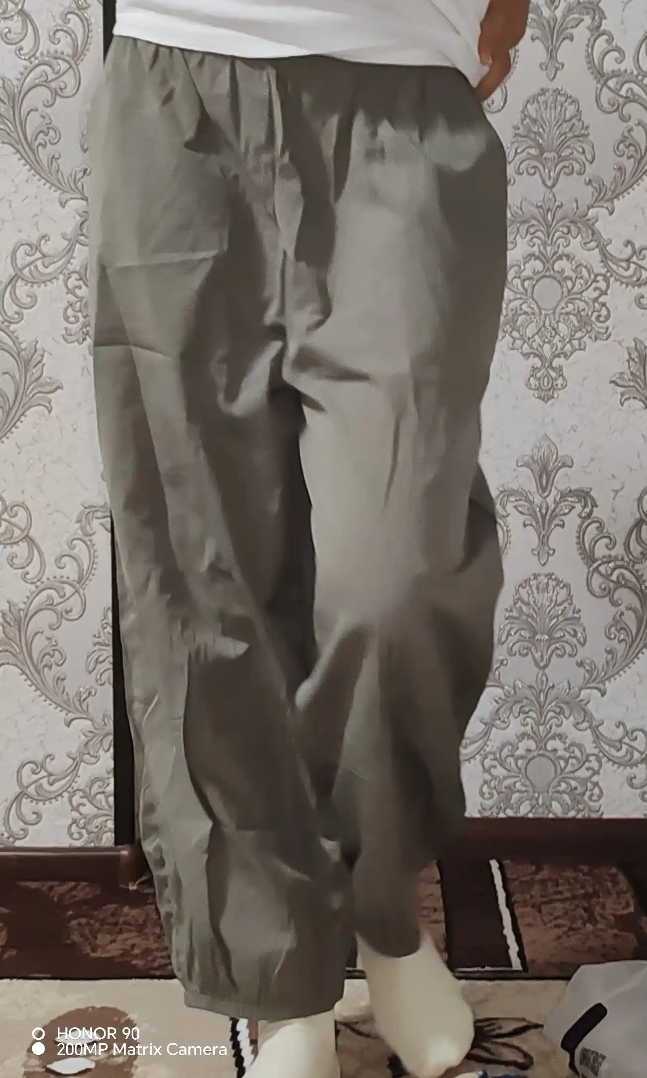 Ayollar keng sharovar shimi, yozgi havo o'tkazuvchan shoyi mato, Silk Breeze