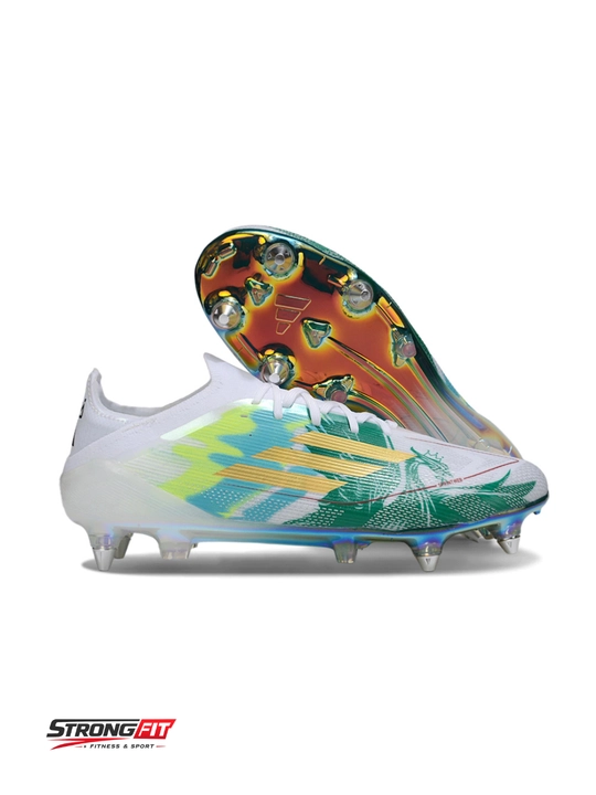 Adidas F50 Elite futbol butsasi, temir tishli, Mohamed Salah maxsus nashri