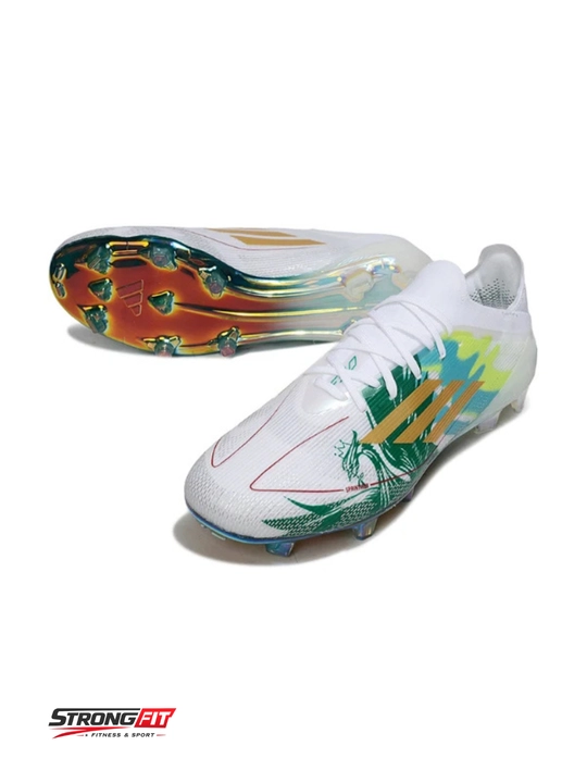 Adidas F50 Elite futbol butsasi, temir tishli, Mohamed Salah maxsus nashri