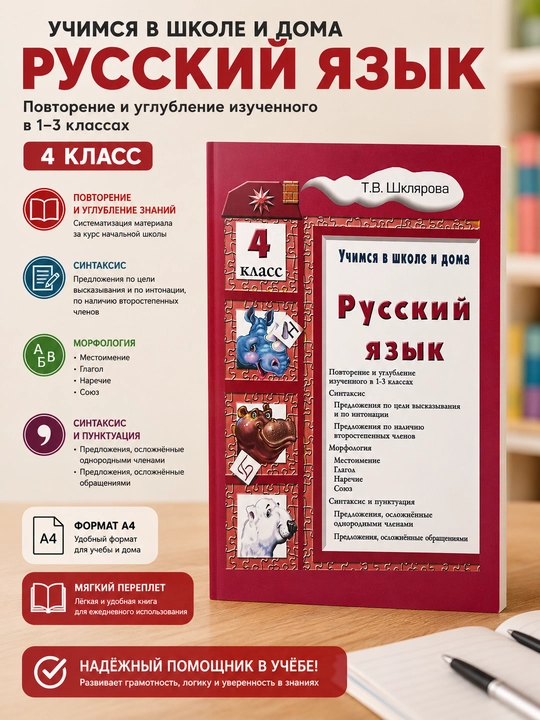 Rus tili 4-sinf, T. V. Shklyarova - 