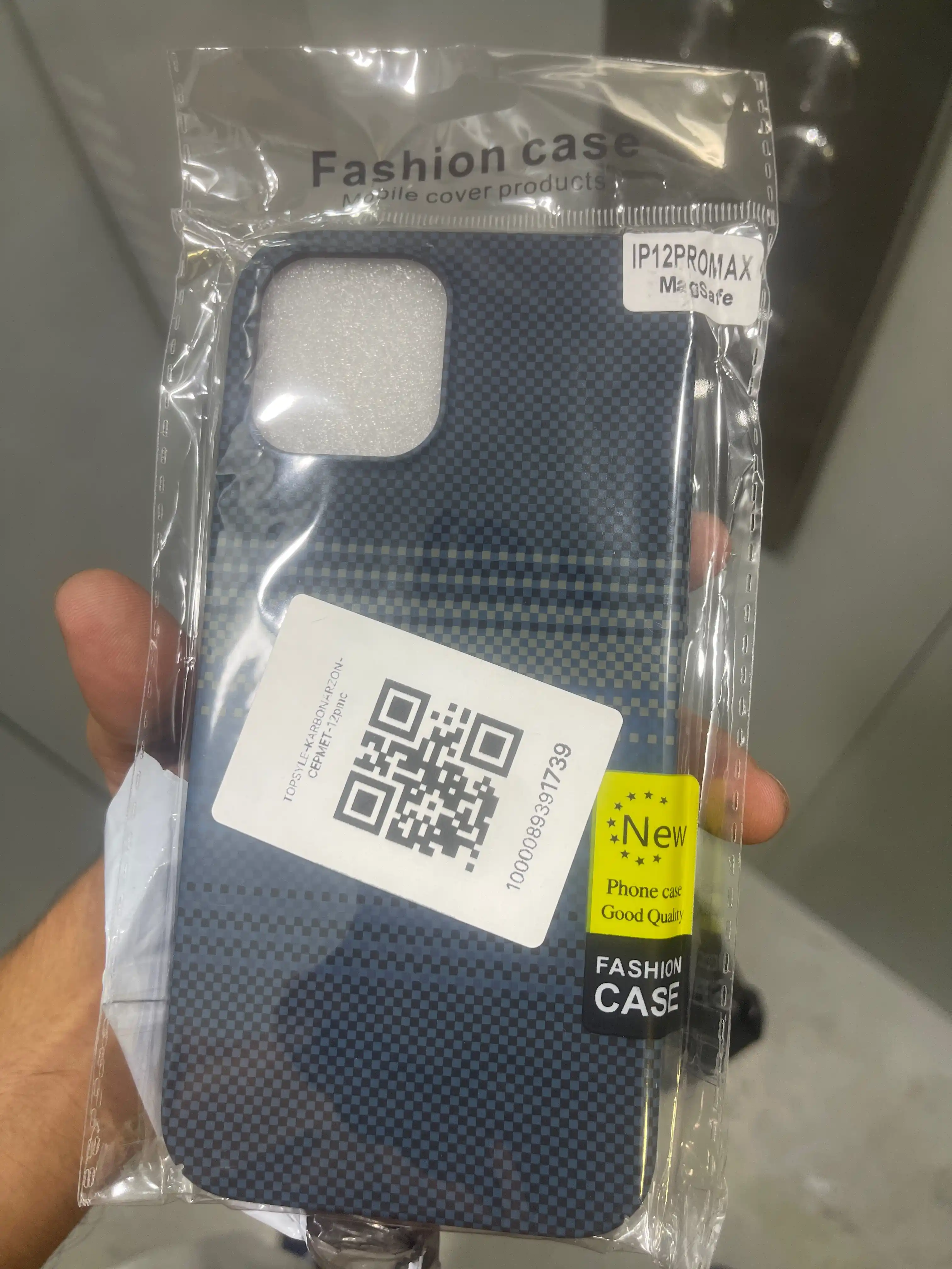 IPhone 11-17 Pro Max uchun MagSafe karbon g‘ilofi, yupqa, mustahkam himoya g‘ilofi