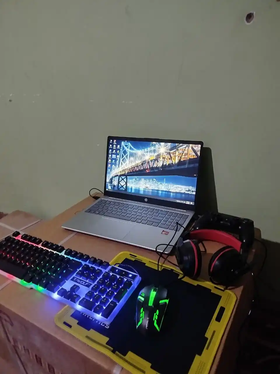 Игровая клавиатура и мышь T-wolf TF200, TF270, с RGB-подсветкой