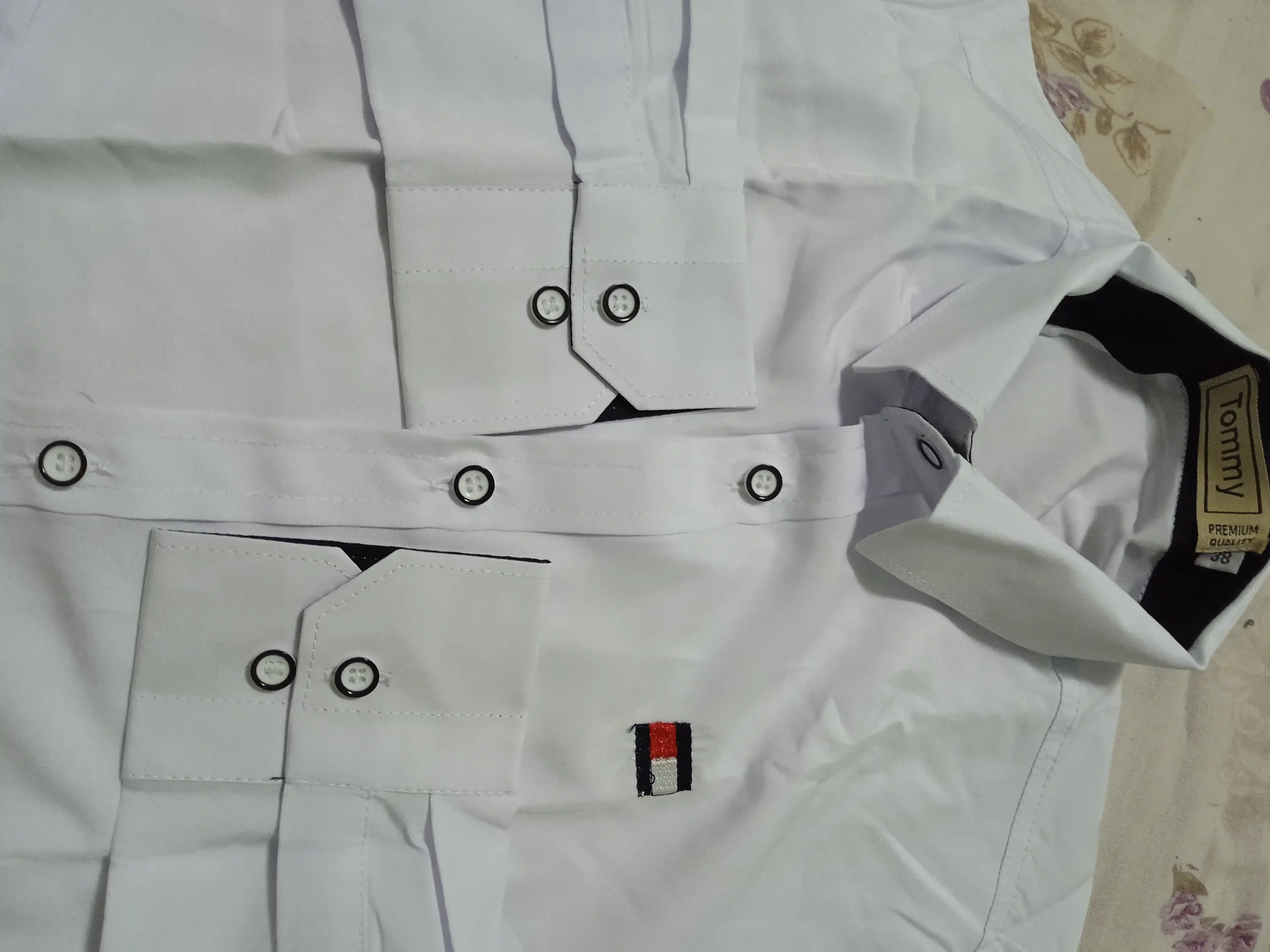 Рубашка для мальчика Slim Fit с длинным рукавом, качественная, школьная форма, 7-14 лет