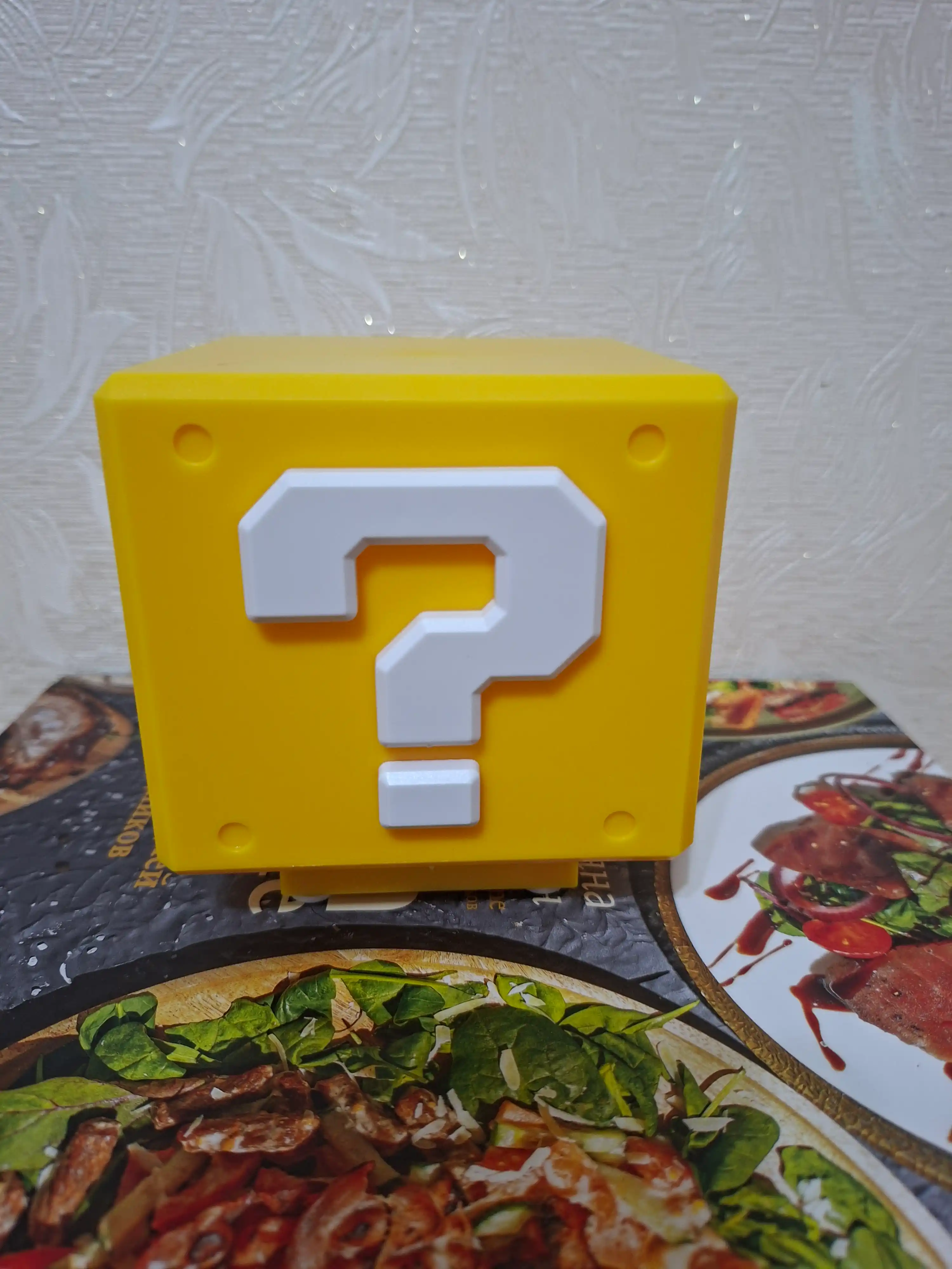 Minecraft LED tungi chiroq-fakel, dekorativ yoritgich maynkraft mario