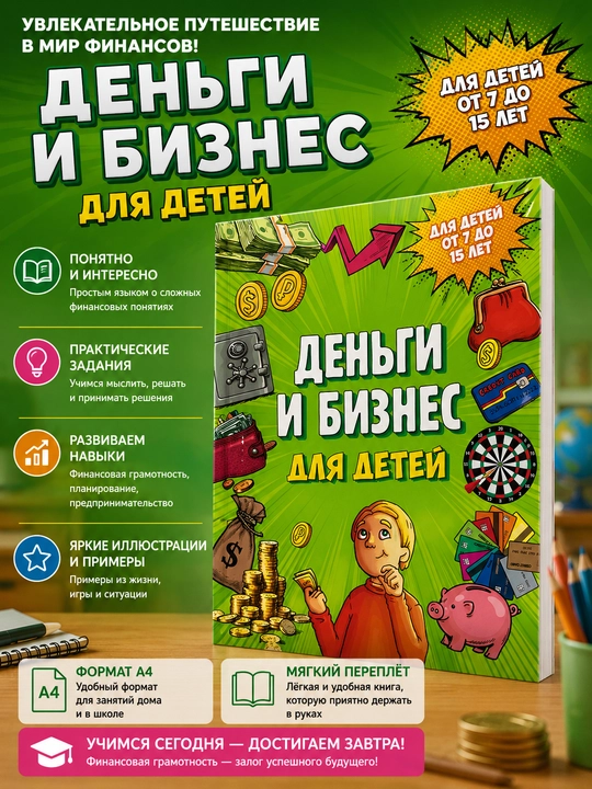 Bolalar uchun pul va biznes - 