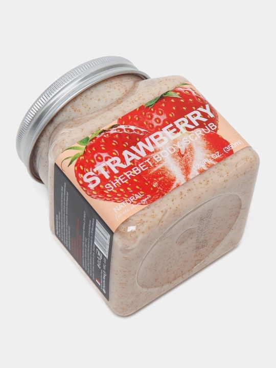 Sherbet Body Scrub tana, yuz skrabi tozalovchi piling va sellyulitga qarshi parvarish 500 ml