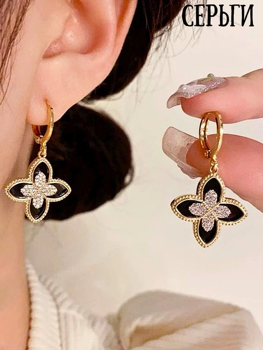 Женские серьги — стильная бижутерия разных видов - 