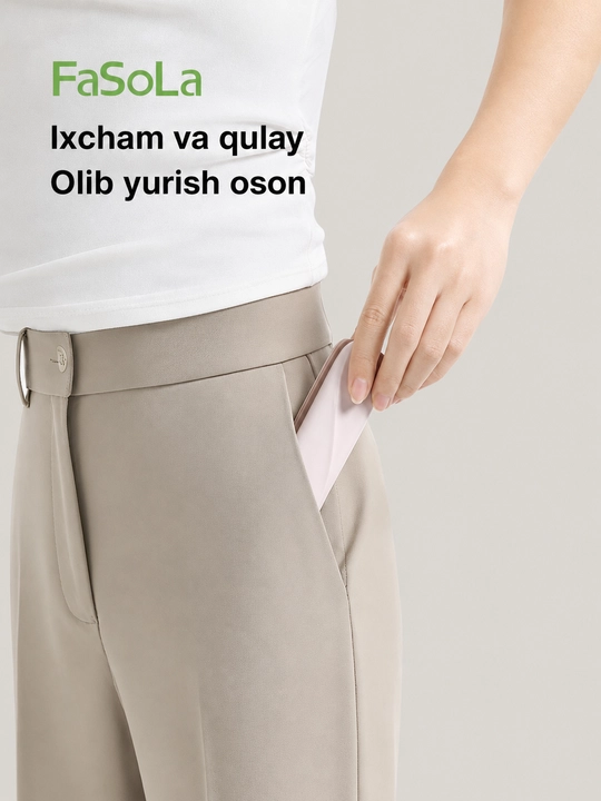 FaSoLa yig‘ma soch tarog‘i va ko‘zgu, o‘z-o‘zini tozalovchi, ixcham, sayohat uchun qulay