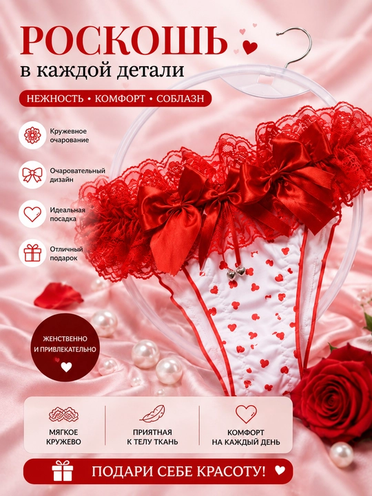 Женский топ из высококачественного французского гипюра с фестончатым краем