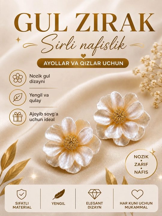Серьги для женщин и девушек - 