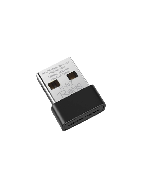 MERCUSYS MA14N — AX300 USB Wi-Fi 6 адаптер, 2,4 ГГц, до 287 Мбит/с, USB 2.0
