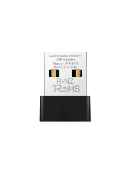 MERCUSYS MA14N — AX300 USB Wi-Fi 6 адаптер, 2,4 ГГц, до 287 Мбит/с, USB 2.0