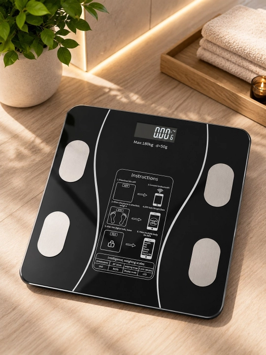 Aqilli elektron pol tana tarozi 180kg vazin o'lchagich fitnes uy uchun  LCD displey
