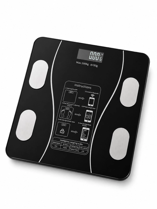 Aqilli elektron pol tana tarozi 180kg vazin o'lchagich fitnes uy uchun  LCD displey