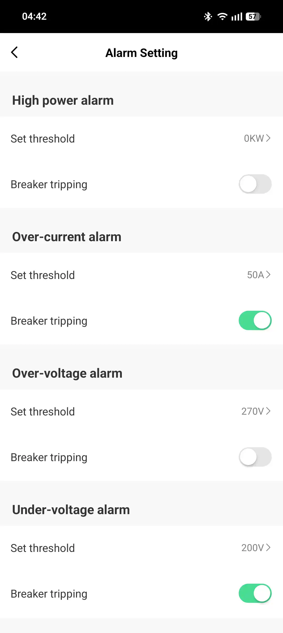 Aqlli Wi-Fi avtomat 1–63A Tuya/Smart Life, energiya nazorati va himoya