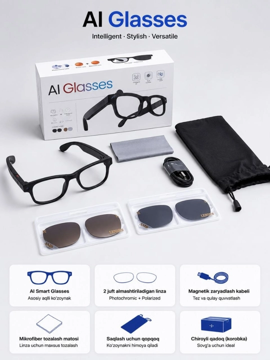 AI Smart Glasses — Умные очки
