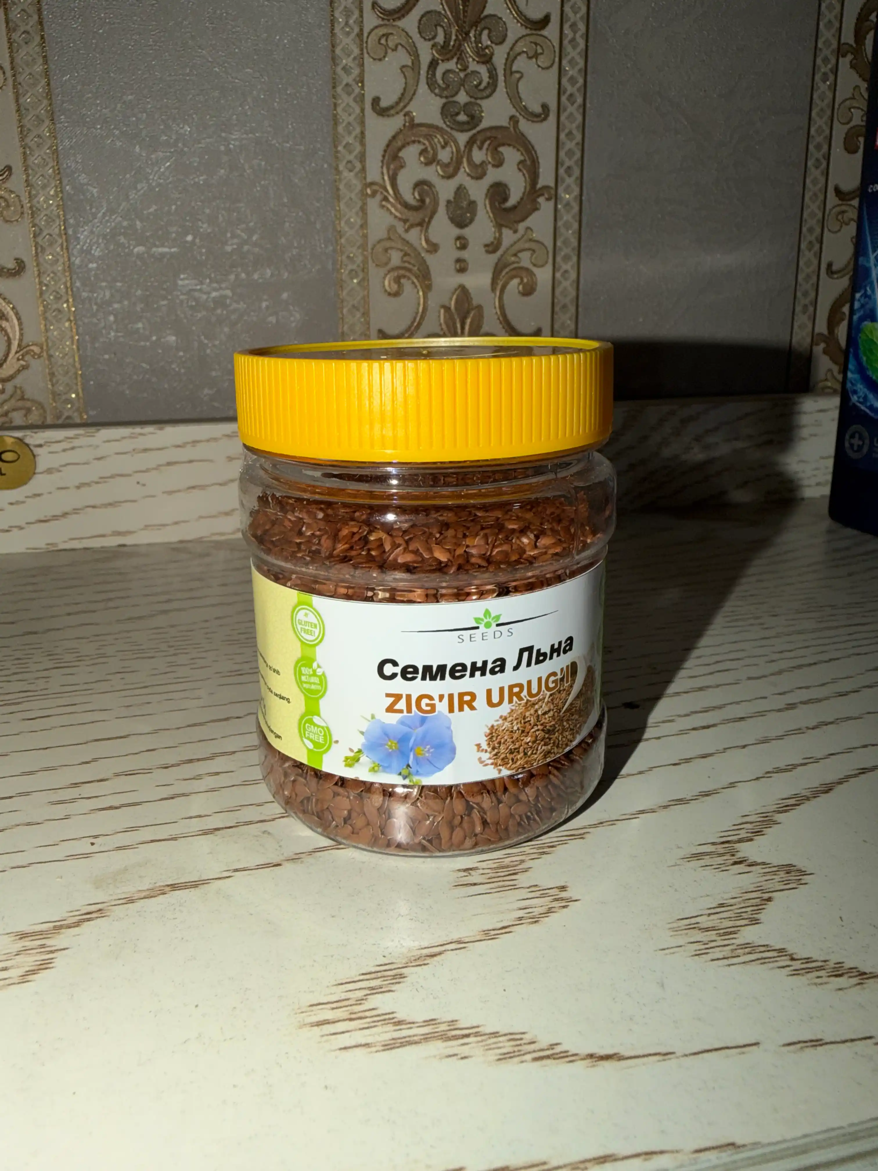 Zig'ir urug'i, Tabiiy va toza mahsulot (butun va maydalangan)100gr,200gr,400gr,500gr