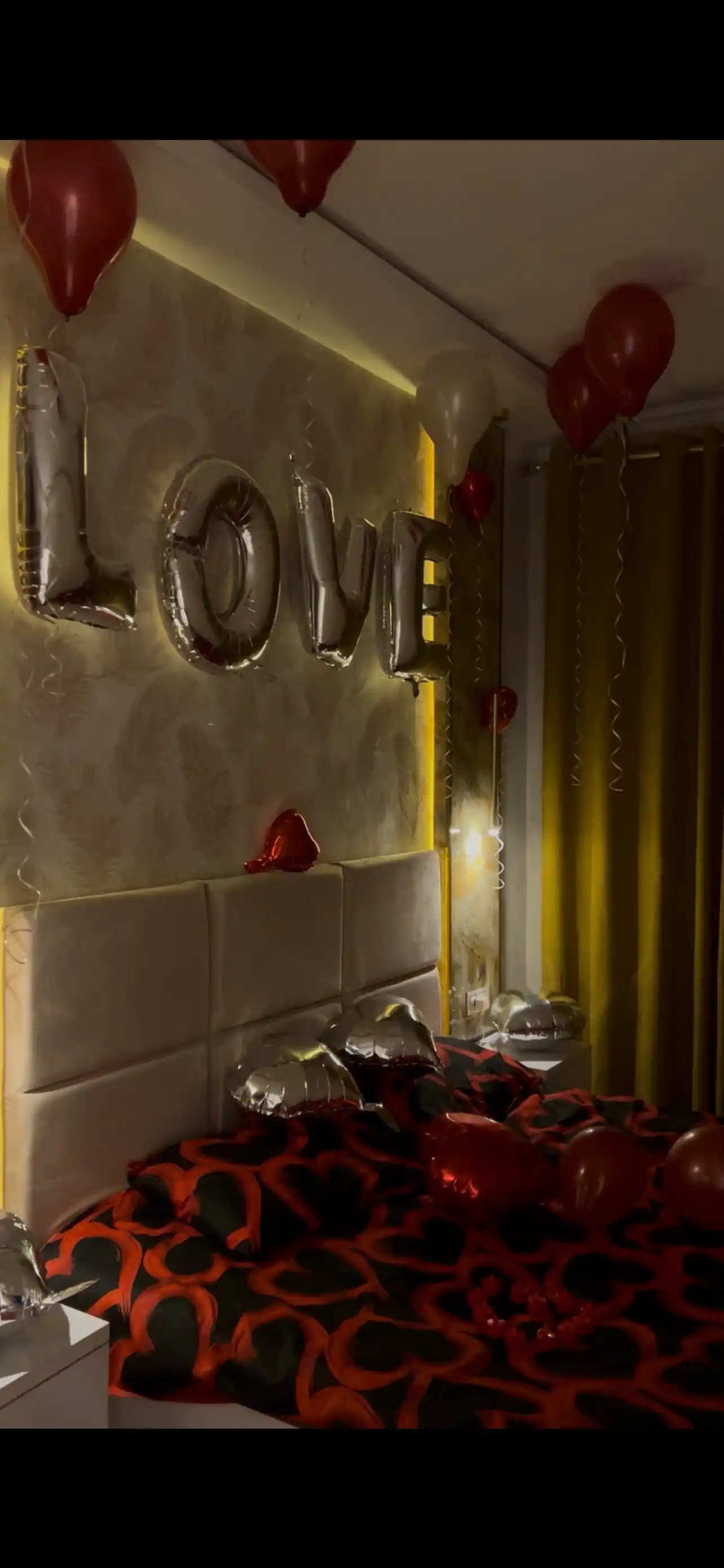 Шары I LOVE YOU и сердечко для романтической ночи, MARRY ME и на день рождения, 14 февраля
