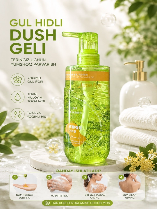 FABOL’AI xushbo‘y dush geli, kundalik foydalanish uchun, 500 ml