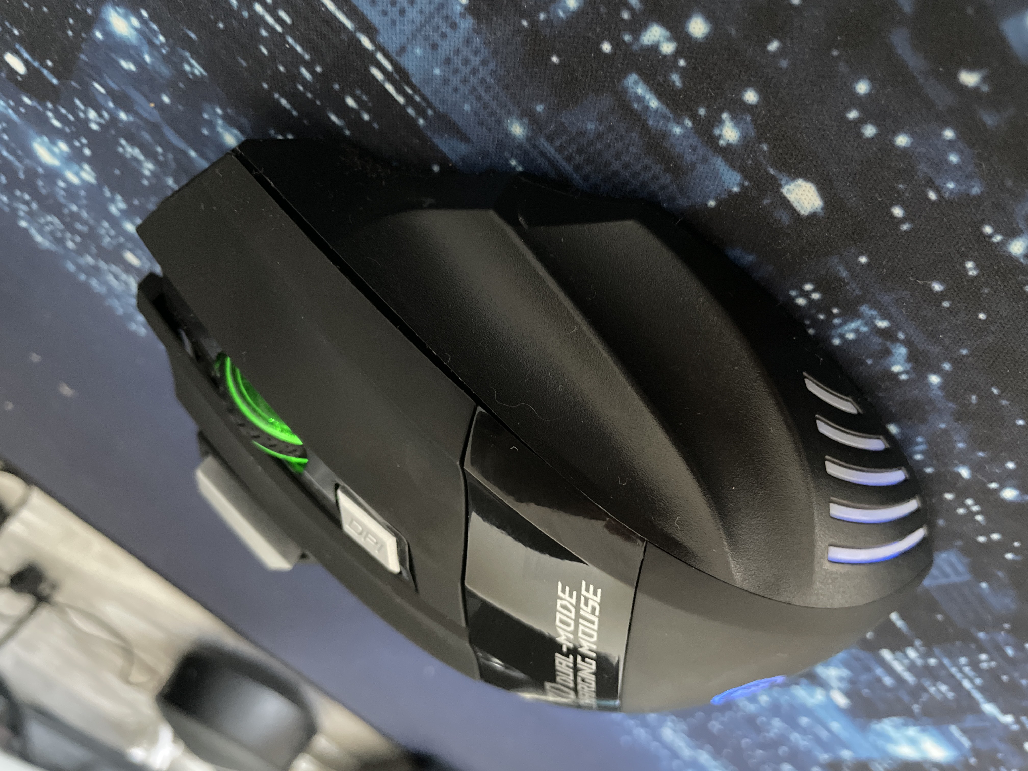Kompyuter sichqonchasi, simsiz RGB va 2.4 Ghz Bluetooth funksiyali sichqoncha