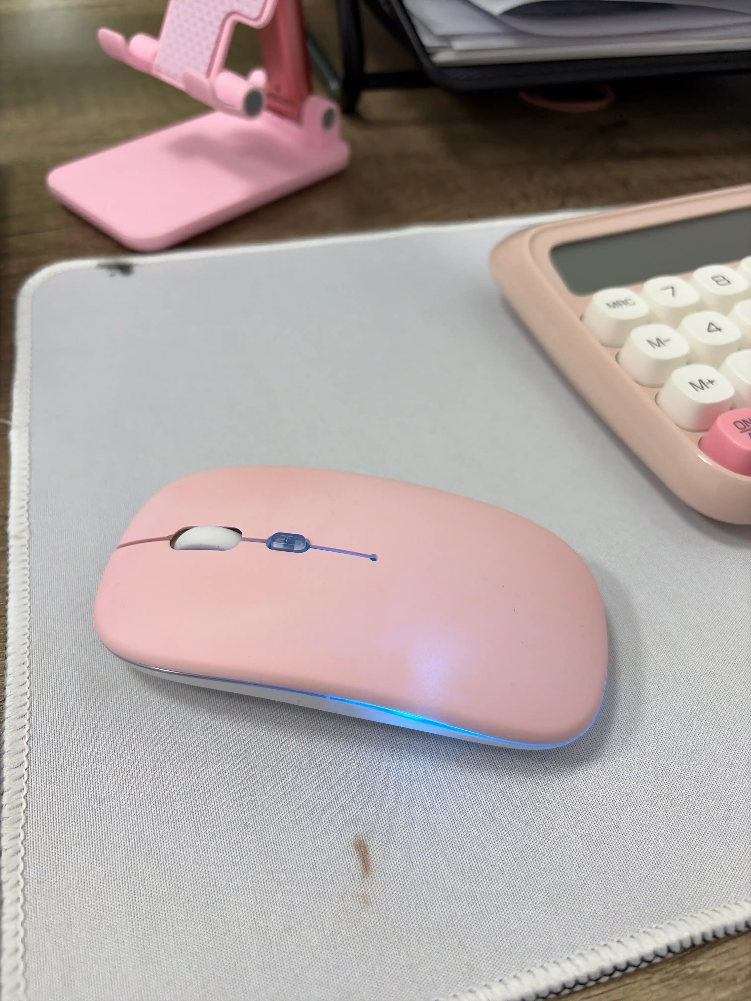 Sichqoncha Bluetooth simsiz tovushsiz Type-c zaryadka 2 rejimda ishlaydigan