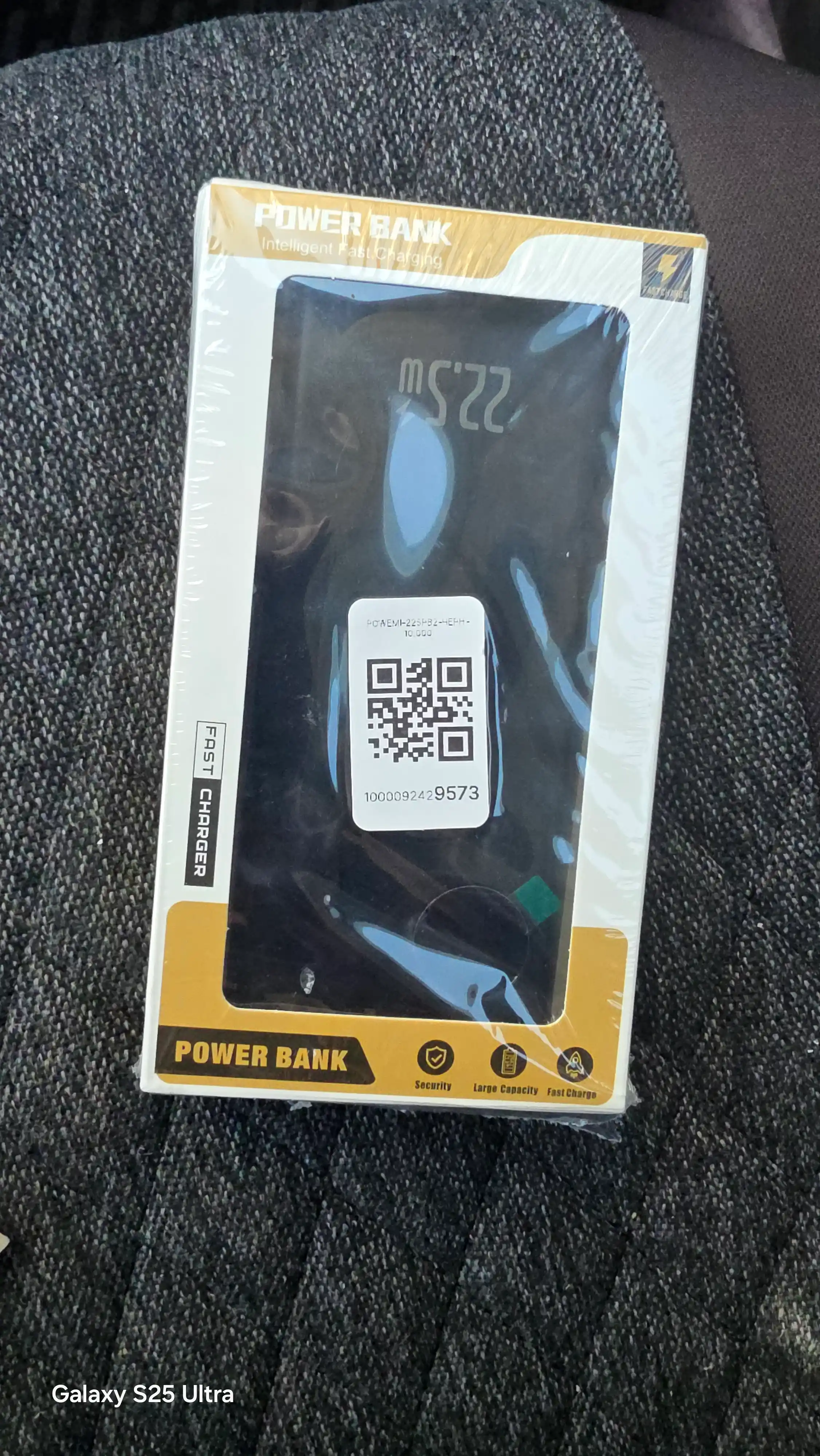 Power bank Tashqi akkumulyator, 20000 mA/soat, 22.5 vt, tez quvvat oladi