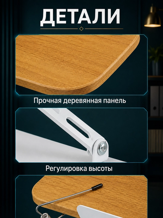 Universal stend – Qur’on, kitob, telefon va planshetlar uchun taglik