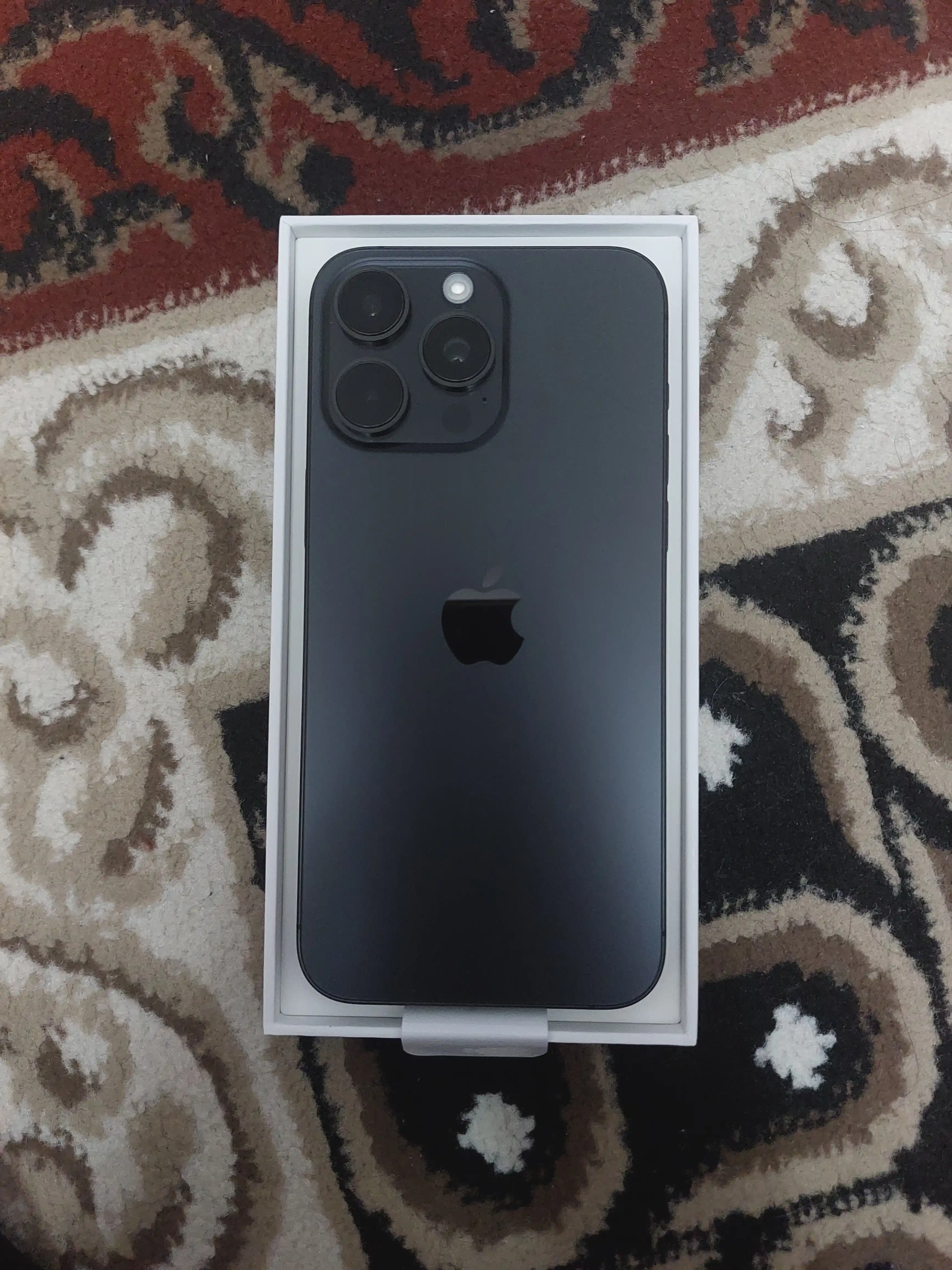 Smartfon iPhone 15 Pro / ProMax, 128/256 GB, SIM+ESIM, g'ilof+ shisha sovg'a sifatida