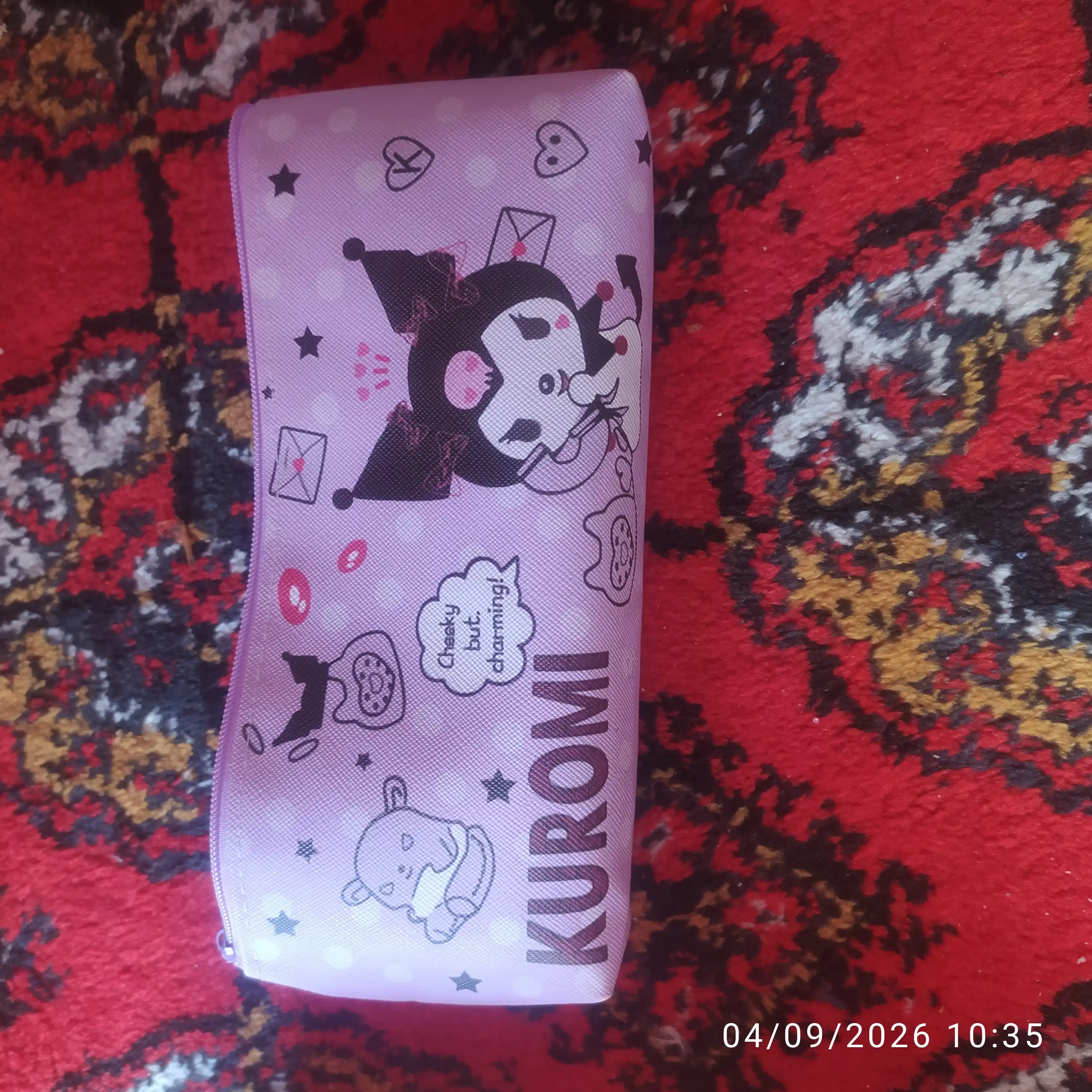 Qalam qutisi kosmetik sumkasi, Kuromi My Melody, maktab uchun, anime