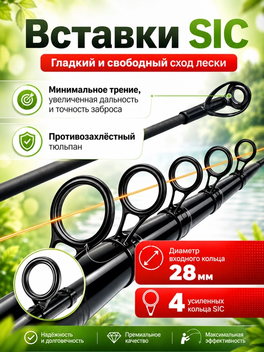 Карповое телескопическое удилище Tele Carp