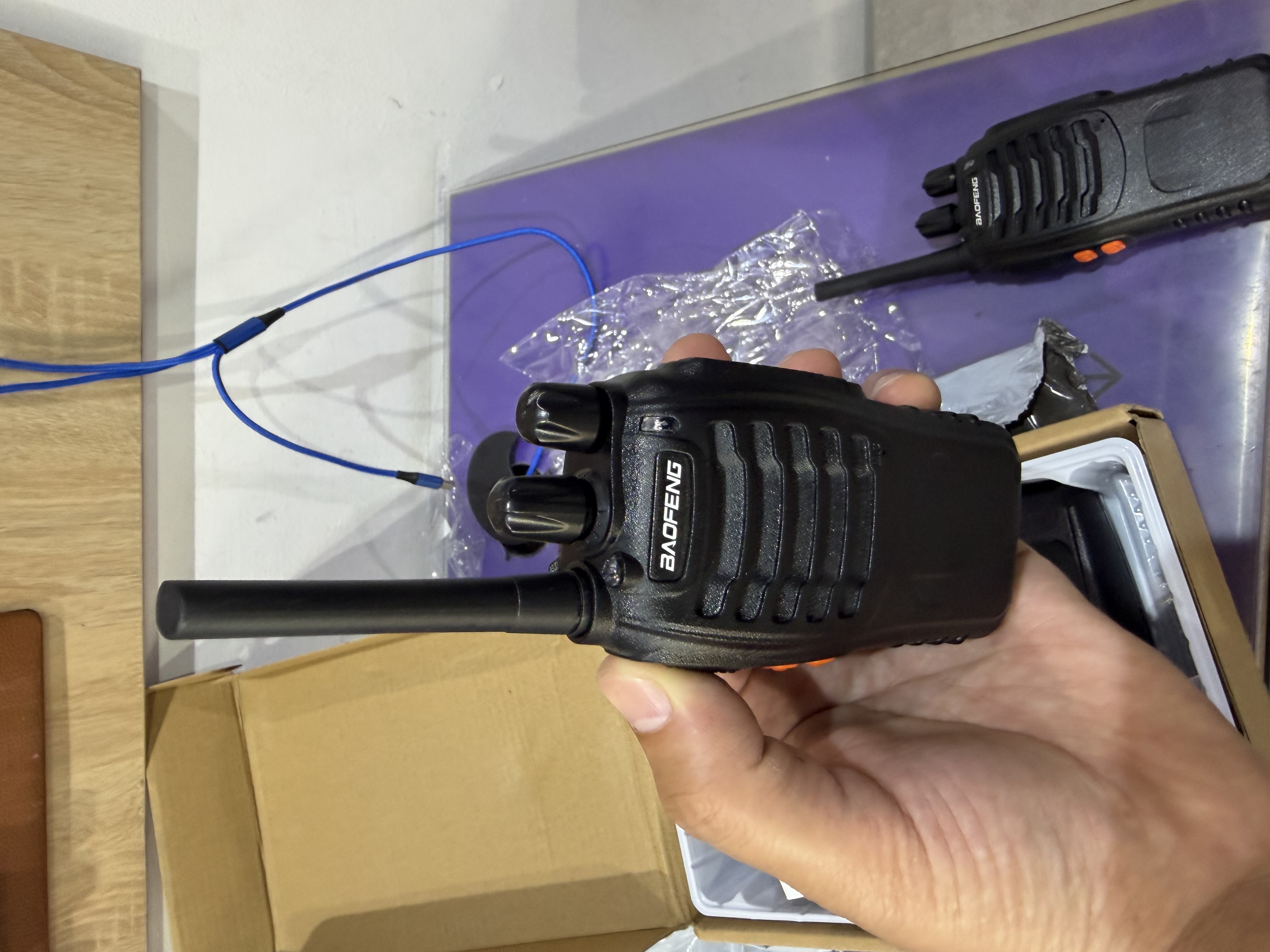 Рация Baofeng BF88E, 2 шт., PMR446, 16 каналов, 1500 mAh, 2–5 км