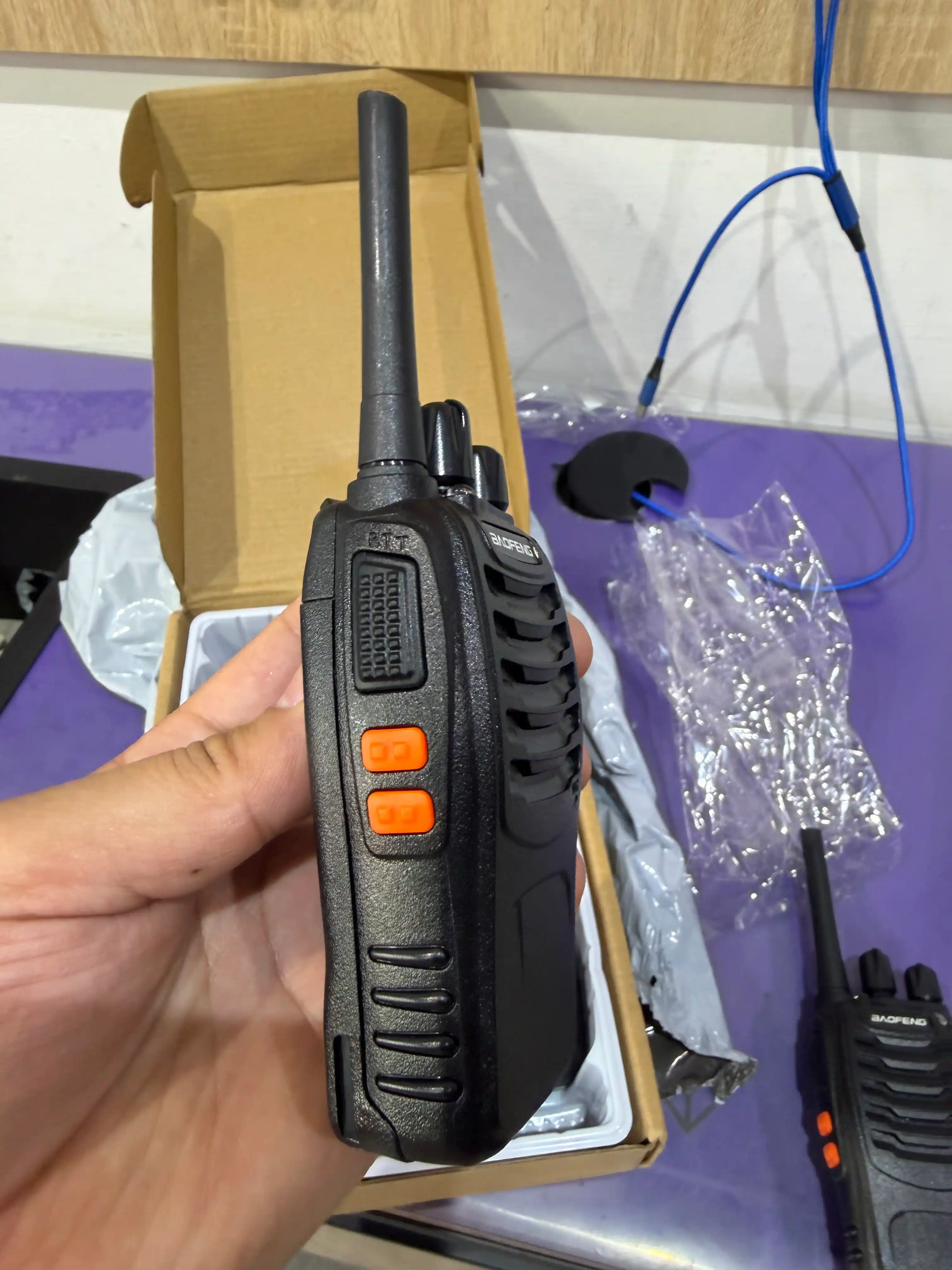 Рация Baofeng BF88E, 2 шт., PMR446, 16 каналов, 1500 mAh, 2–5 км