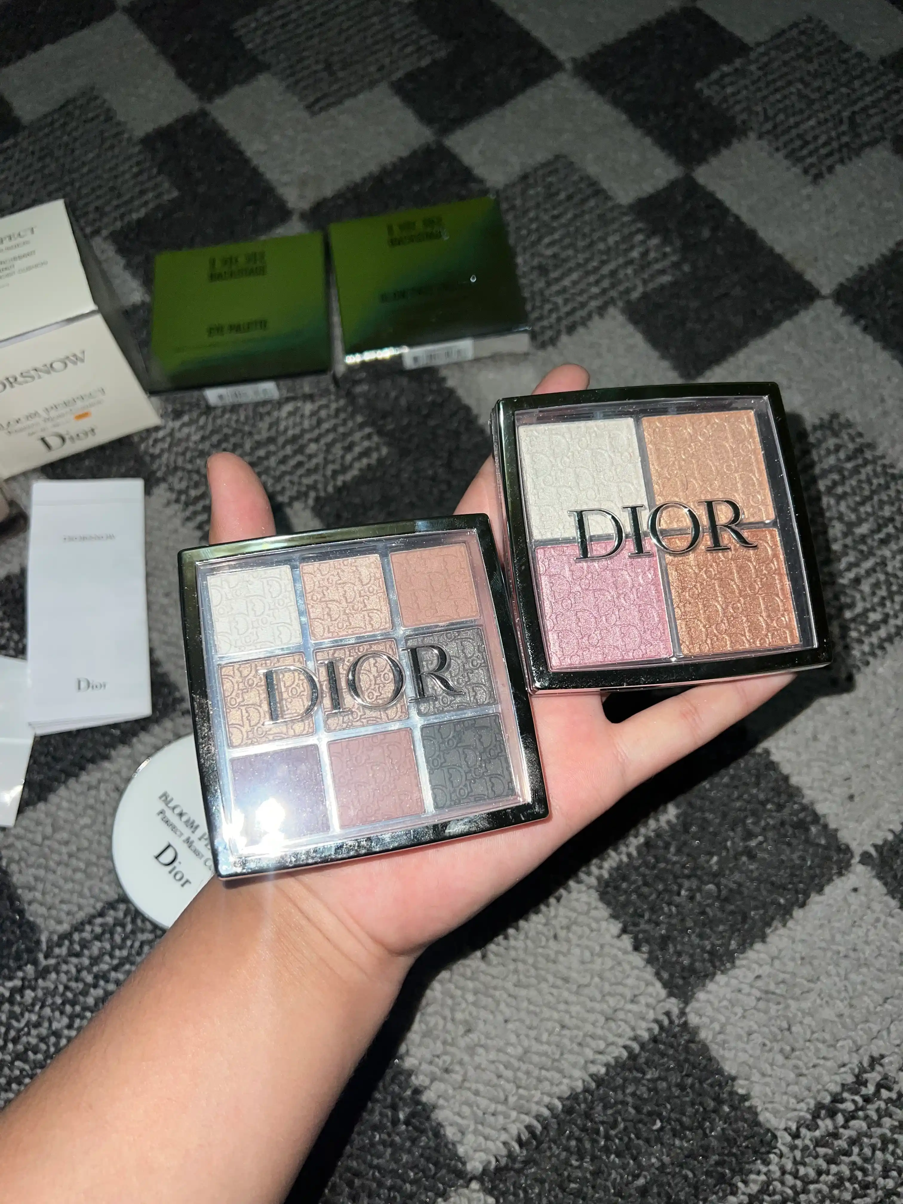 Набор косметики Dior, подарочный набор для женщин, тональный крем, палетка теней, тушь