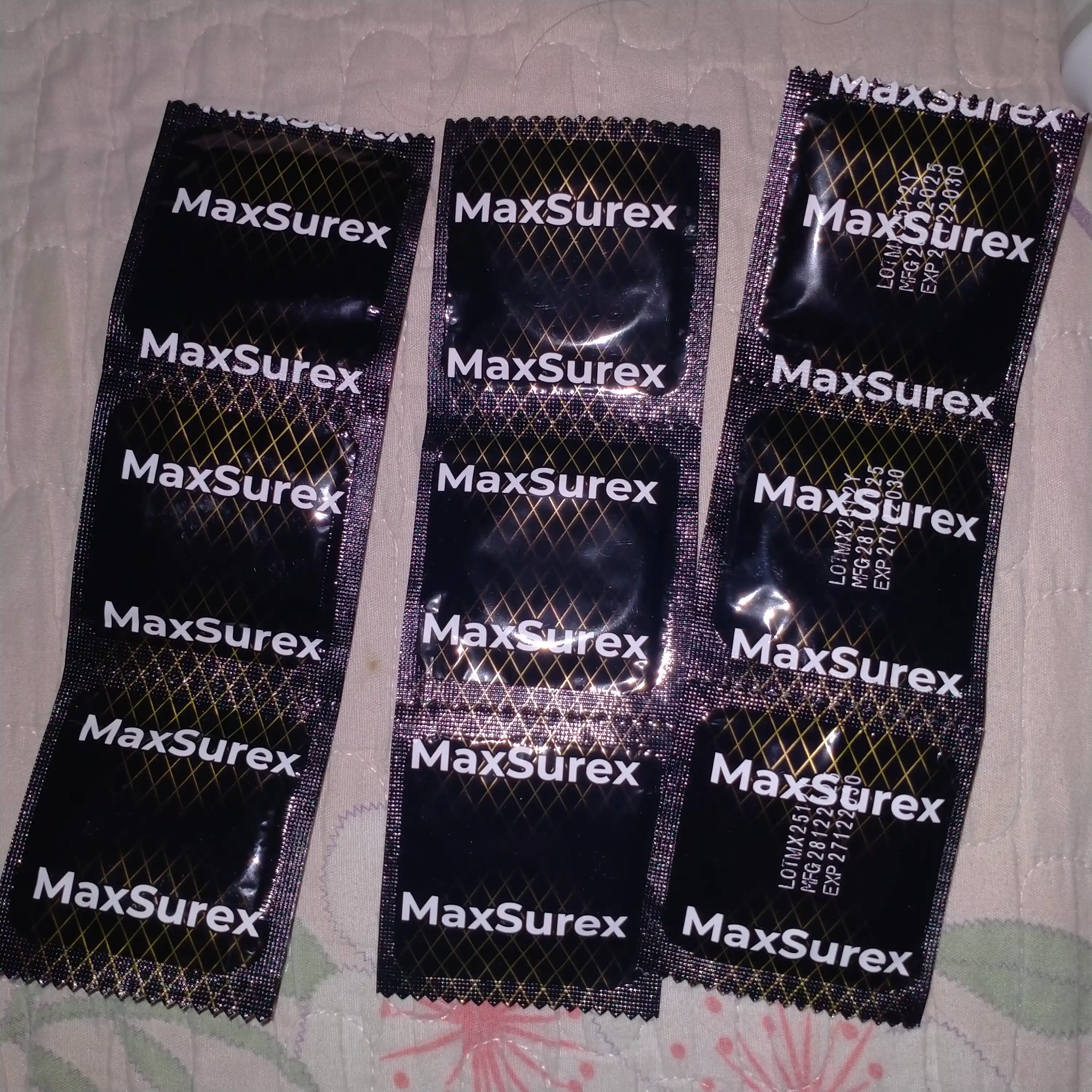 MAXSUREX Prezervativlari Klassik, Rebristiy, Tochechniy, Tochechniy + Rebristiy