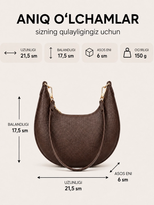 Ayollar uchun baget sumka, yelkaga va krossbodi, kundalik, yengil, kardxolder sovg‘a bilan