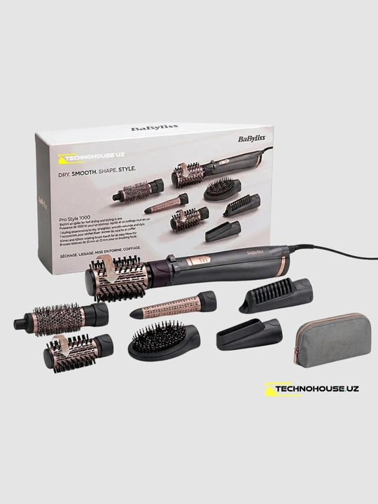 Фен стайлер BaByliss AS967ROE Pro Style 1000, 7 насадка