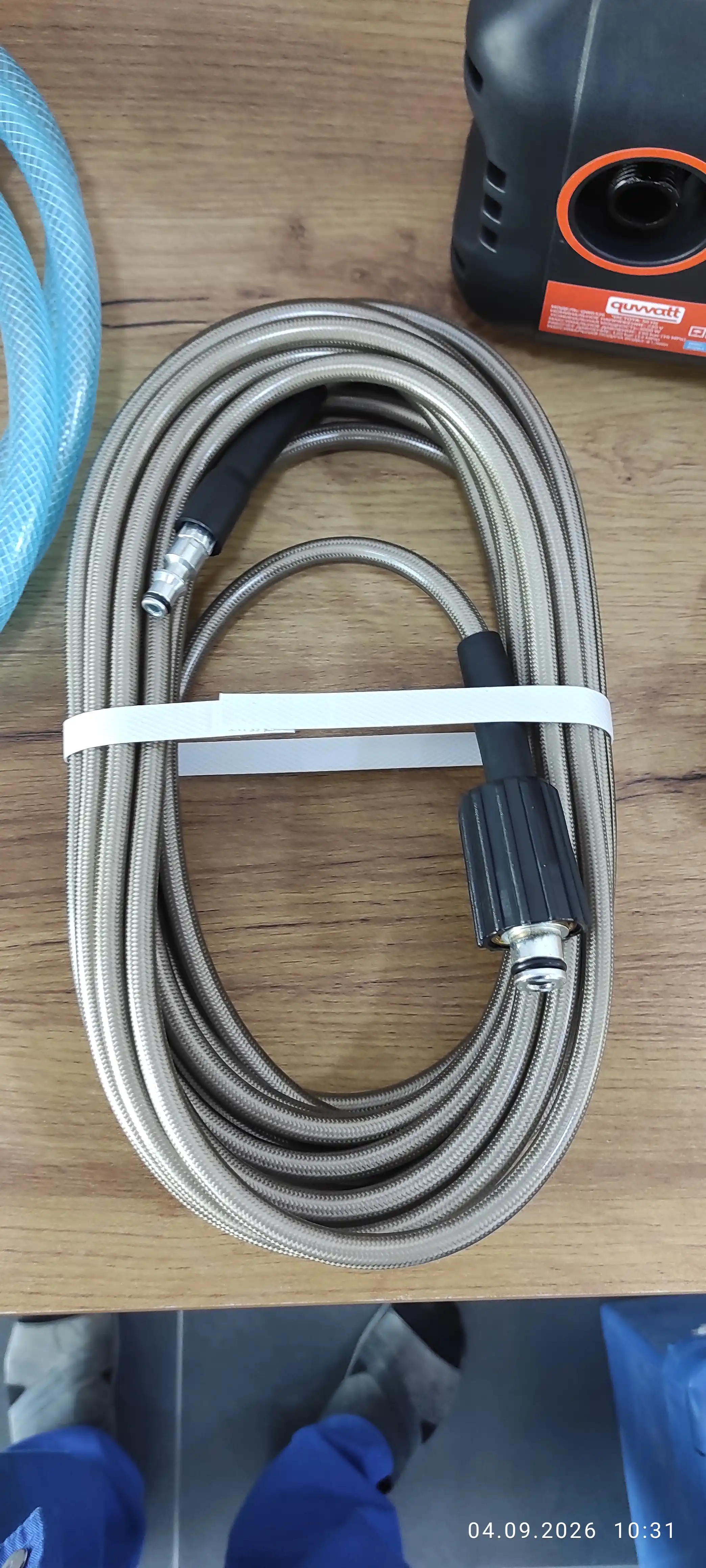 Yuqori bosimli elektr yuvish avto-moykasi 2500 Vt, 120 BAR, penogenerator bilan, apparat