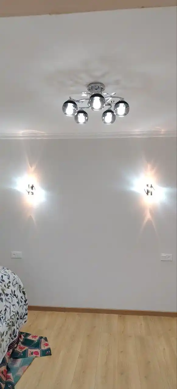 Shift lyustra  2/3/5 plafonli , 25 m² gacha yoritish, E27 patron, har interyerga mos